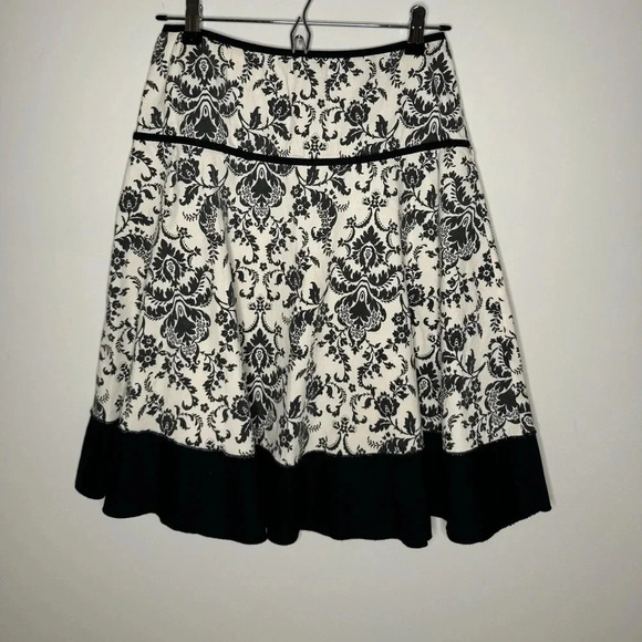 Vintage JKLA California A-Line Skirt Elastic Waist w/Side zipper - Picture 3 of 14